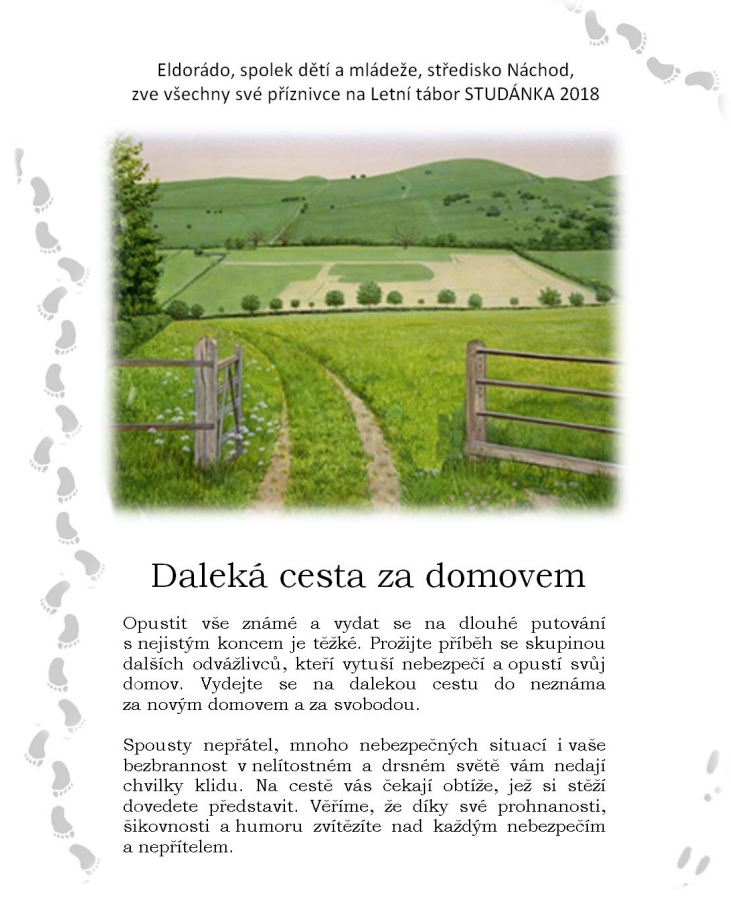 Daleká cesta za domovem - letní tábor 2. běh (2018) @ TZ Studánka | Vernéřovice | Královéhradecký kraj | Česko