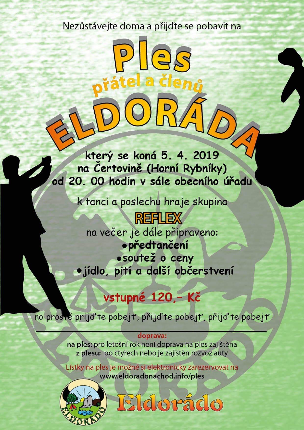 Ples Eldoráda - 2019 @ Obecní úřad Horní Rybníky | Zábrodí | Královéhradecký kraj | Česko