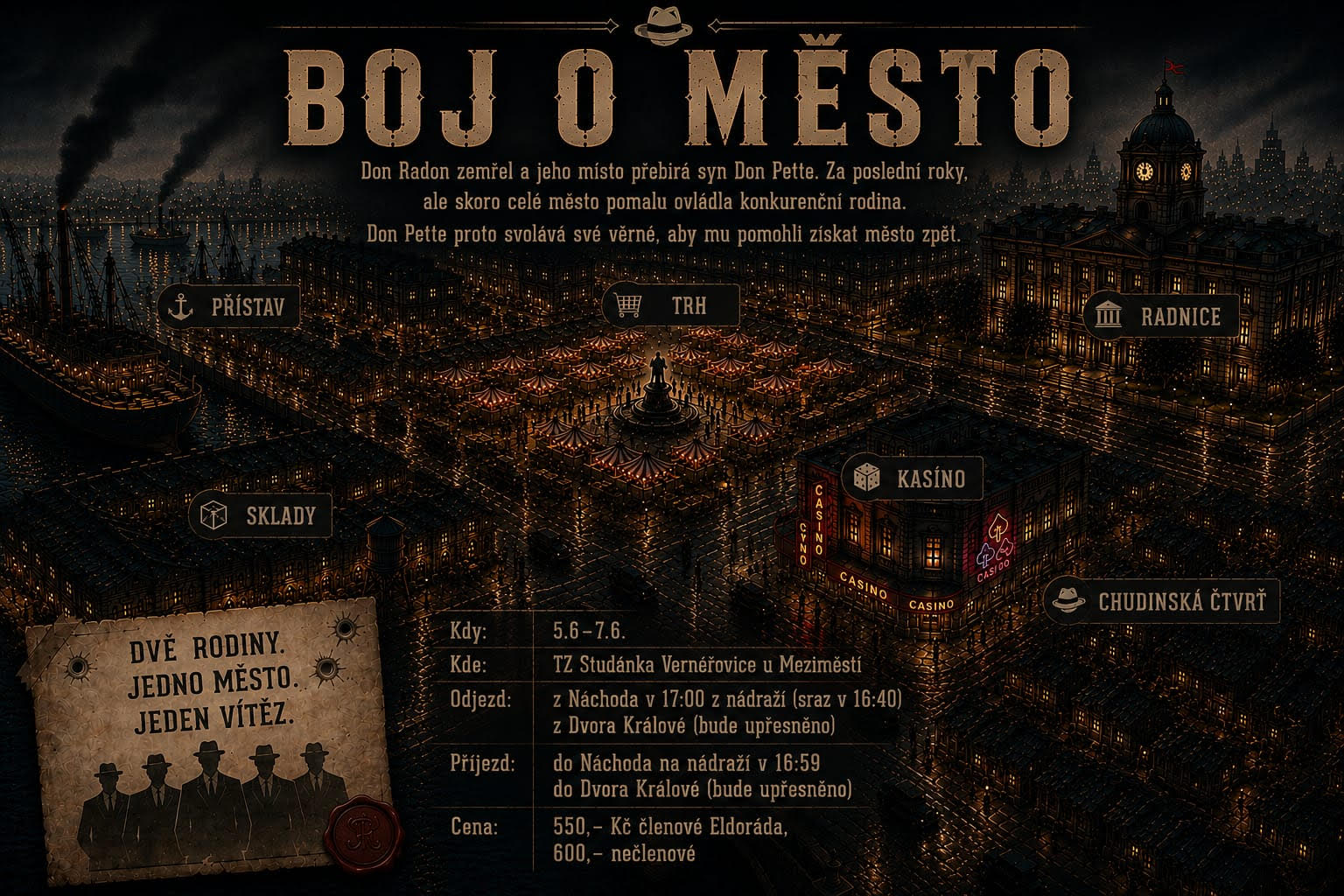 Kdo se bojí může do lesa LXVI - BOJ O MĚSTO @ TZ Studánka - táborová základna, Eldorádo Náchod | Královéhradecký kraj | Česko