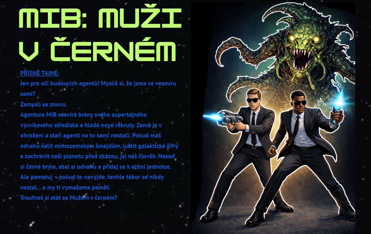 MIB: Muži v černém - LT Studánka 2026 - 2. běh @ TZ Studánka - Vernéřovice | Královéhradecký kraj | Česko